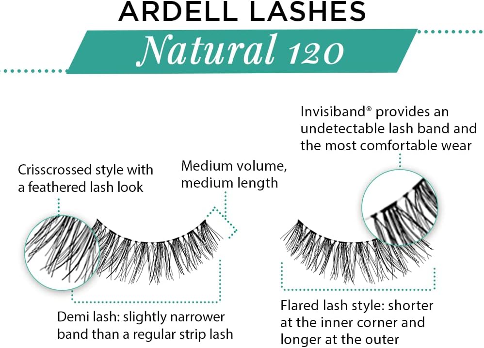 Natural Lashes 120 Demi – Black