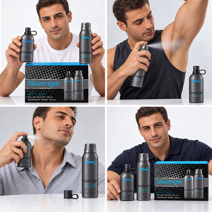 ActiveSport Men’s Gift Set Blue – Deodorant Spray 150 ml + Eau de Toilette 125 ml