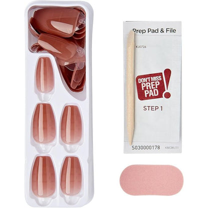 Kiss imPRESS THE NO GLUE MANI IMCB03C Flare 30 Nails