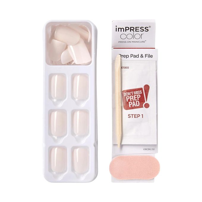 imPRESS THE NO GLUE MANI KIMC001C POINT PINK 30 Nails