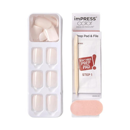 imPRESS THE NO GLUE MANI KIMC001C POINT PINK 30 Nails