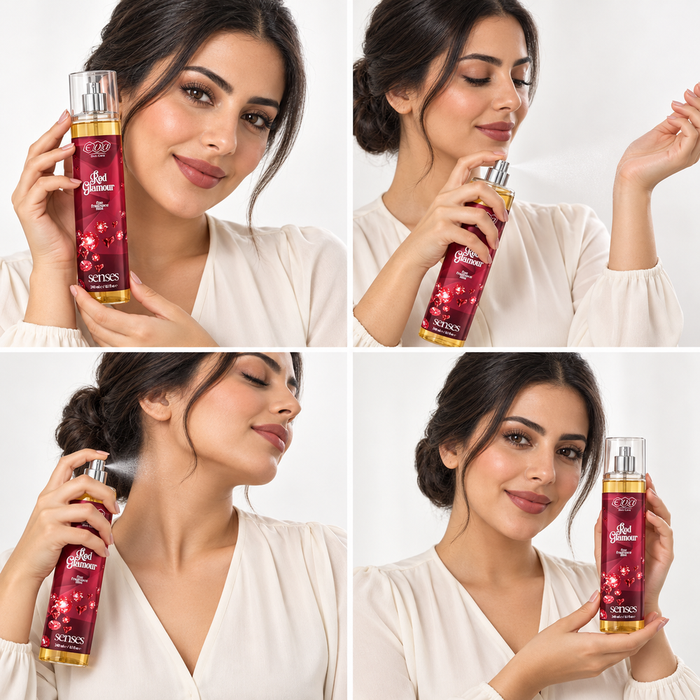Senses Red Glamour Fine Fragrance Mist - 240 Ml