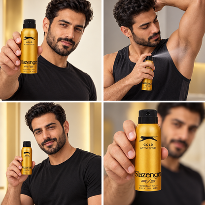 GOLD ACTIVE SPORT Deodorant Spray For men 150 ml