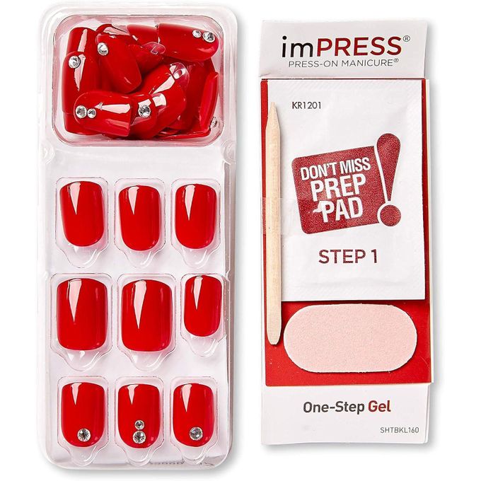 Kiss imPRESS Press-On Manicure KIM019C HEELS 30 Nails