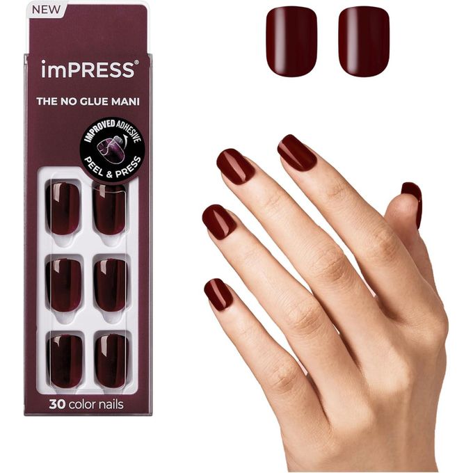 imPRESS THE NO GLUE MANI KIMC014C I'M NOT A CINNA 30 Nails