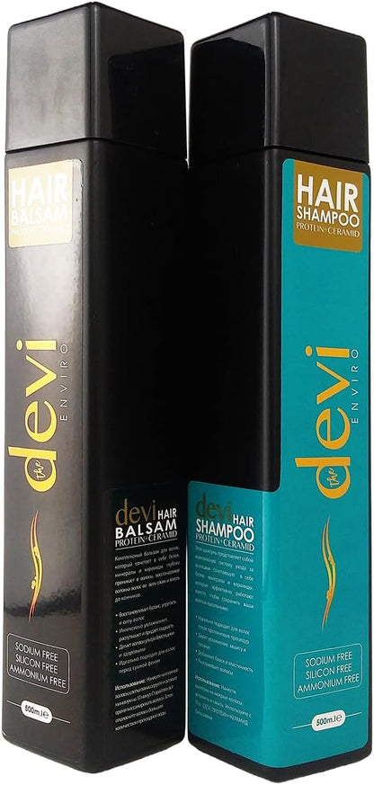 PROTEI + CERAMIDE - SHAMPOO & BALSAM SET - 500ml