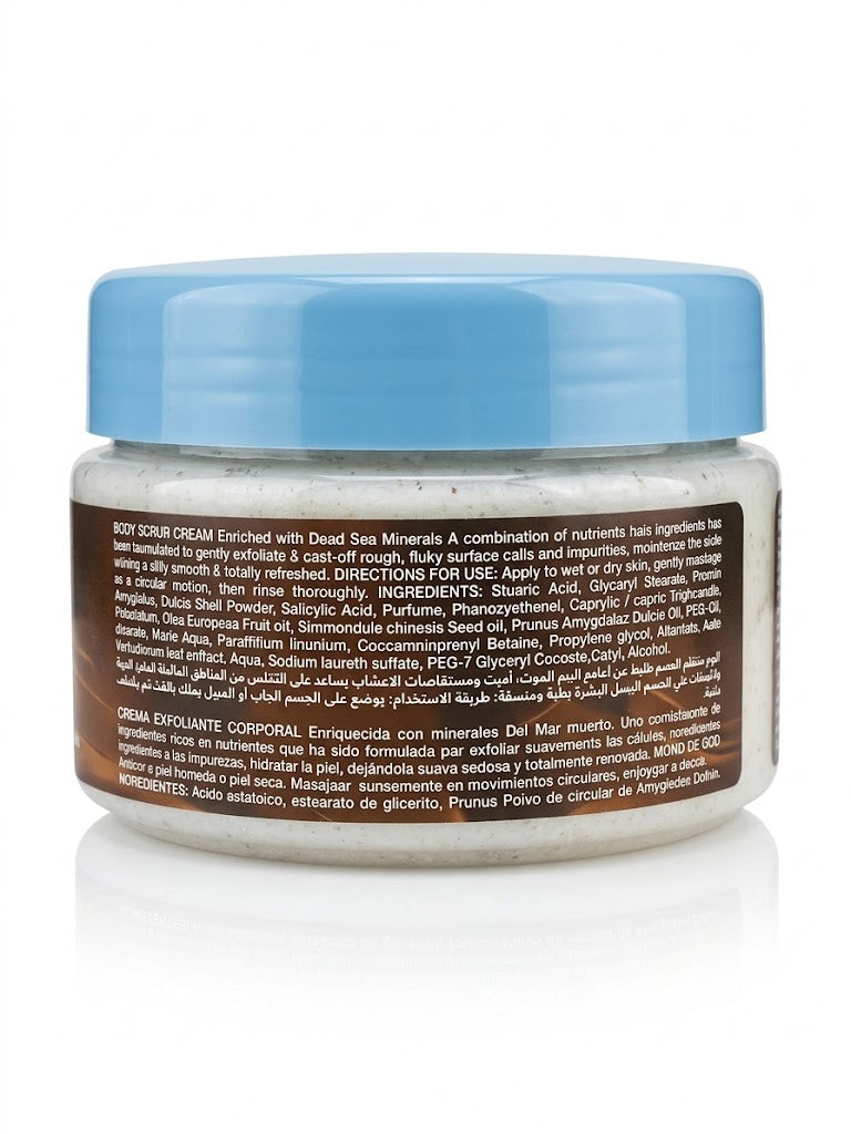 Body Scrub Cream REAL DEAD SEA MINERALS -170g