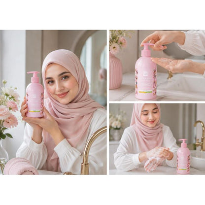 SKIN NOW-Blooms HAND WASH TROPICAL TOUCH FRAGRANCE Hydrating Hand Wash FOR ALL SKIN 500ml