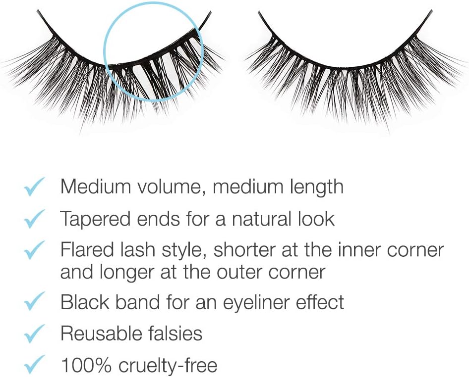 Aqua Lashes™ Water-Activated, Adhesive-Free False Eyelashes style 341