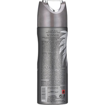 WINNER PERFUMED BODY SPRAY For Men 200 ml