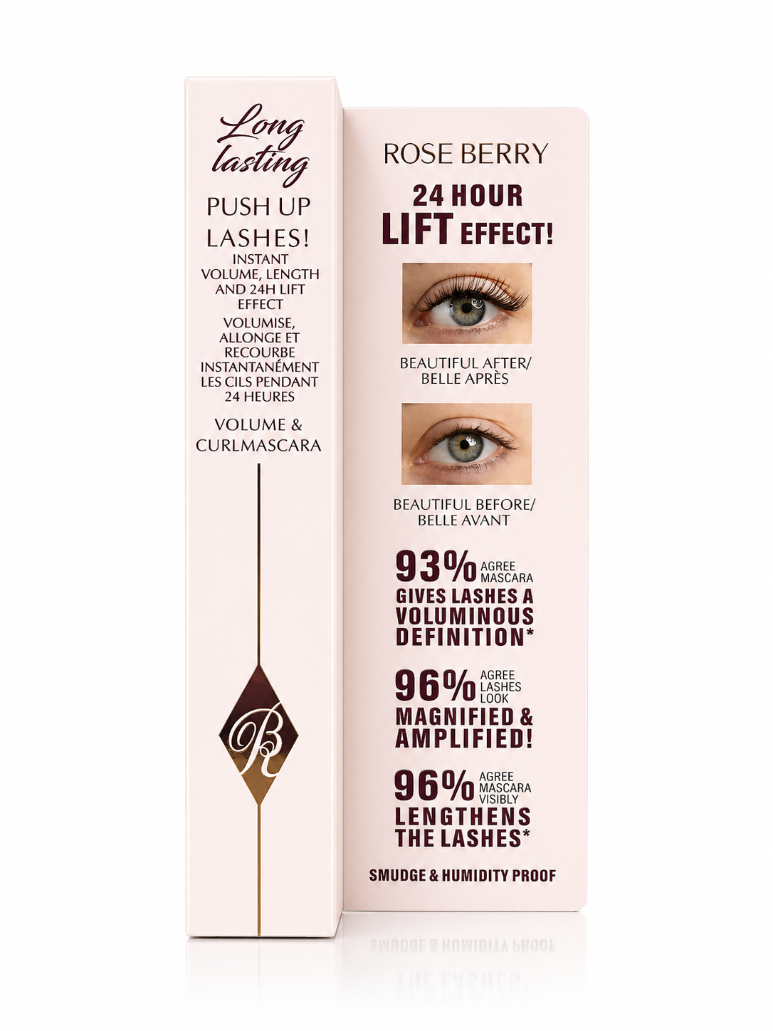 24 HOUR LIFT EFFECT Long Lasting VOLUME & CURL MASCARA 12g