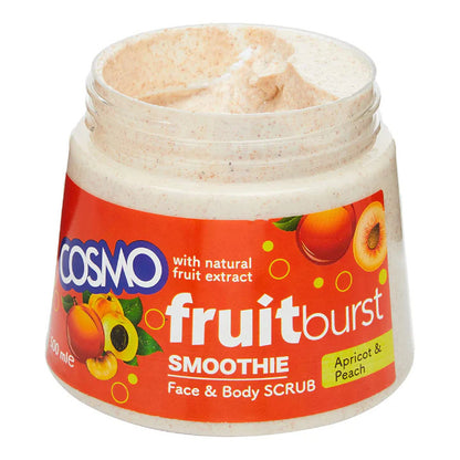 FACE & Body SCRUB fruitburst SMOOTHIE for Apricot & peach - 500ml
