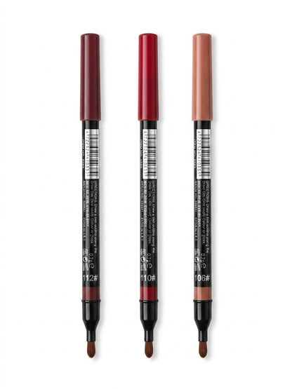 Milai Cosmetic 6D COLORS LIPLINER WATERPROOF 2 IN 1 - 24H shade 6-10-12 - .07g