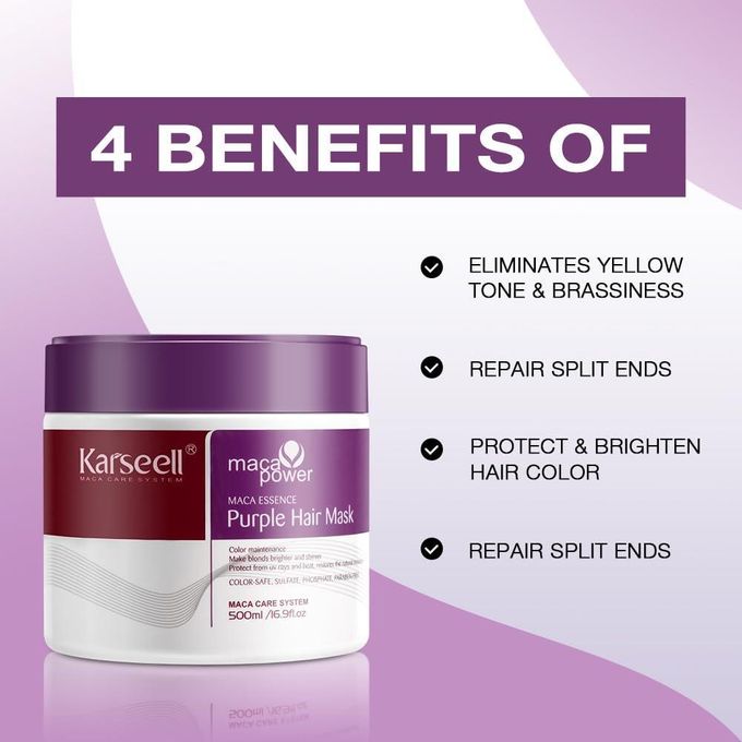 Maca Power Purple Hair Mask 500ml