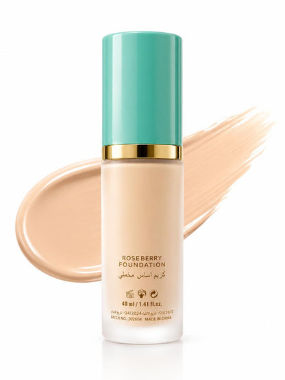 Rose Berry ETERNITE DE BEAUTE 24H WEAR BREATHABLE FOUNDATION shade 02 - 40ml