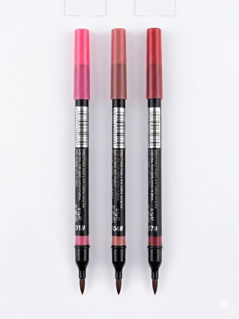 Milai Cosmetic 6D COLORS LIPLINER WATERPROOF 2 IN 1 - 24H shade 1-4-7 - 0.7g