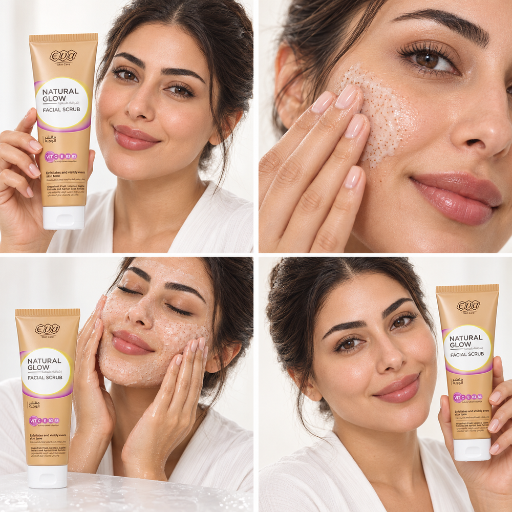 Skin Care Natural Glow Facial Scrub – 100 ml
