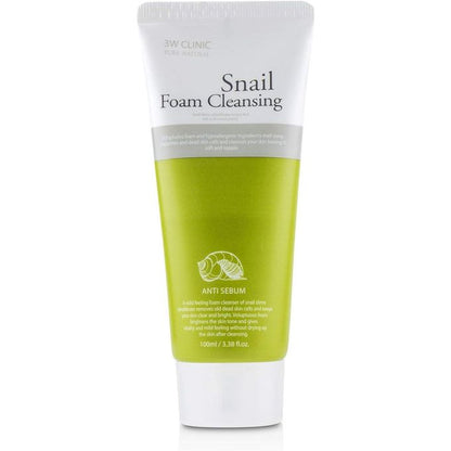 3W CLINIC Snail Foam Cleansing 100ml