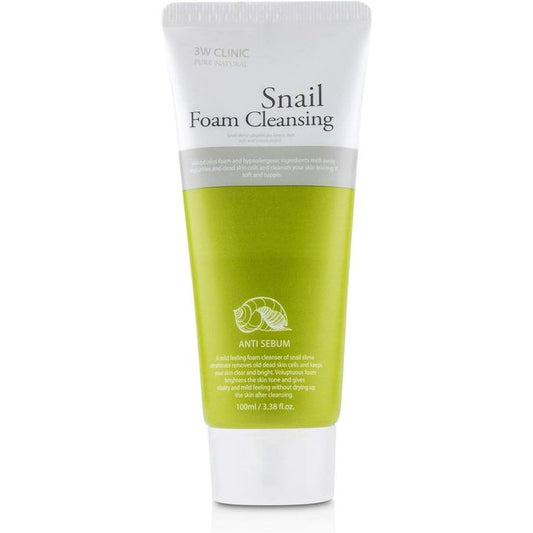 3W CLINIC Snail Foam Cleansing 100ml