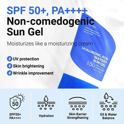 ISNtree WATERY SUN GEL - HYALURONIC ACID - SPF 50+ PA ++++, UVA-UVB - 50ml