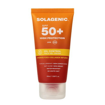 SOLAGENIC. FACE GEL CREAM 50+ SPF OIL CONTROL 50ML