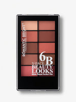 6B V-FACE BEAUTY LOOKS Blush Palette Perfect Tint 12 colors powder - shade B 20g