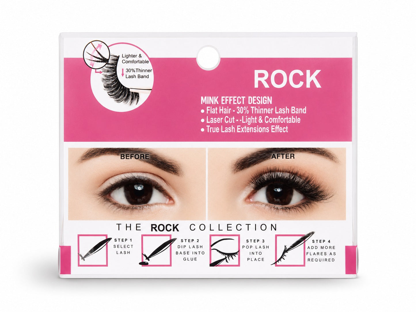 Lash NATURAL SNOW SHIRLEY CURLS SCHWUNG - F 130