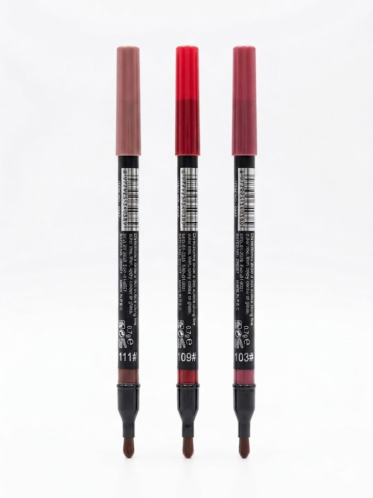 Milai Cosmetic 6D COLORS LIPLINER WATERPROOF 2 IN 1 - 24H shade 3-9-11 - .07g