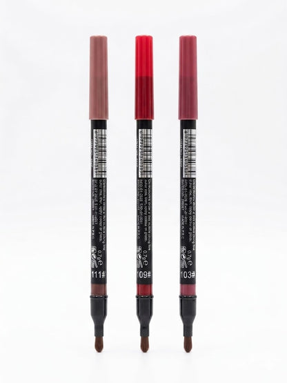 Milai Cosmetic 6D COLORS LIPLINER WATERPROOF 2 IN 1 - 24H shade 3-9-11 - .07g