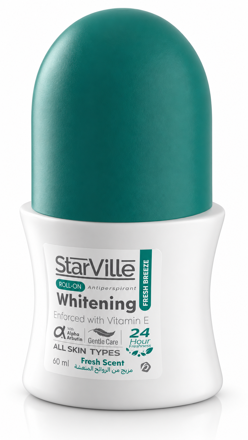 Whitening Antiperspirant Roll-On – Fresh Breeze - 60ml