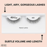 Professional Naked Lashes 420 – Lightweight Natural False Eyelashes, 1 Pair