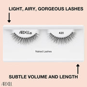 Professional Naked Lashes 420 – Lightweight Natural False Eyelashes, 1 Pair