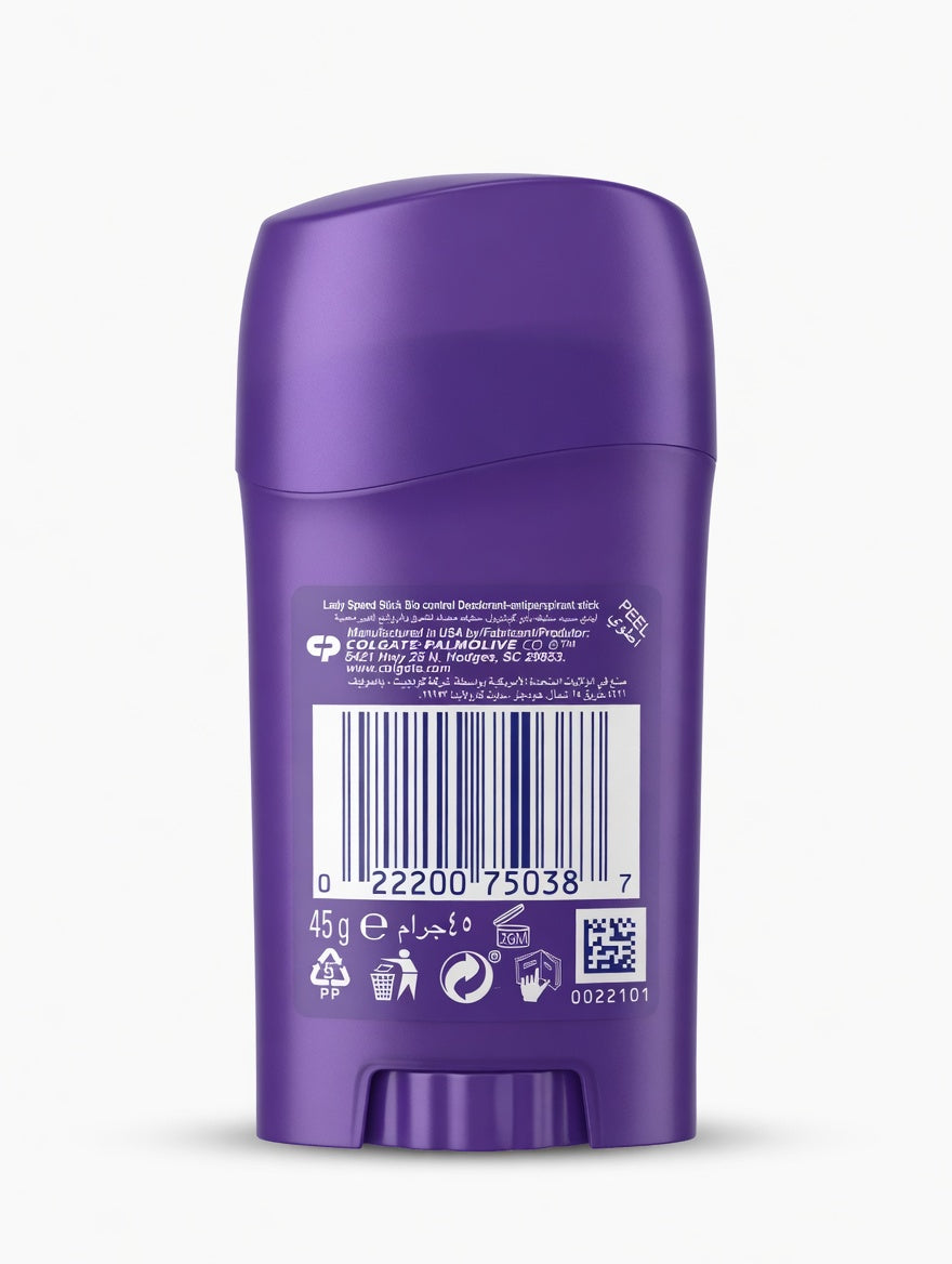 BIO CONTROL COMPLEX Deodorant antiperspirant 48H 0% Alcohol - 45g