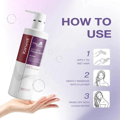 Maca Power Purple Shampoo – Maca Essence Blonde Care 500ml