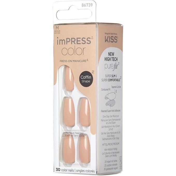 imPRESS THE NO GLUE MANI IMC506C LATTE 30 Nails