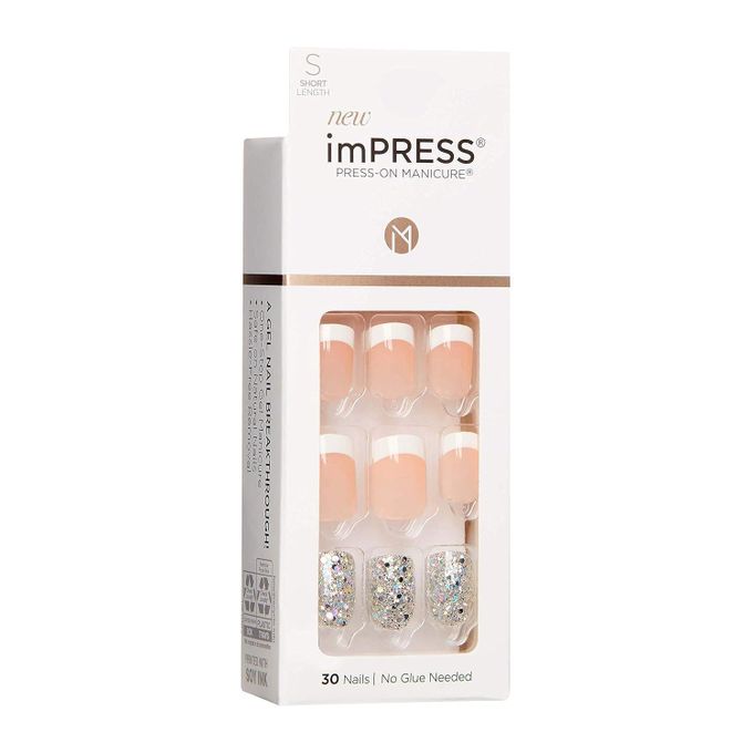 Kiss imPRESS Press-On Manicure Time Slip KIM008C 30 Nails