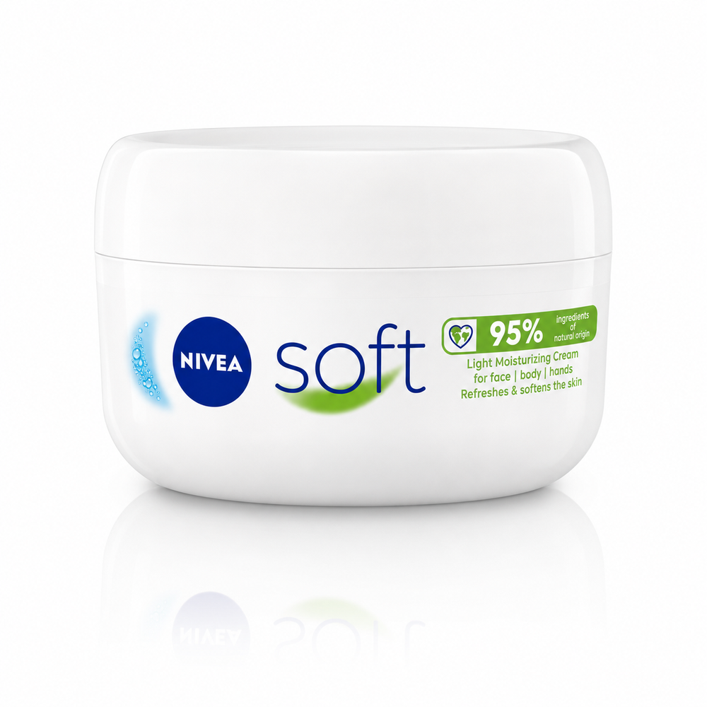 soft Refreshingly Soft Moisturizing Cream FACE, BODY And HANDS 100ml