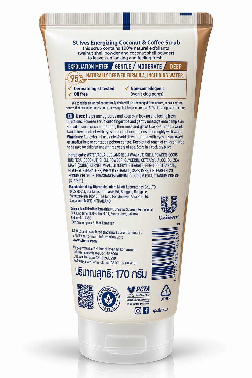 ENERGIZING SCRUB COCONUT & COFFEE 170g