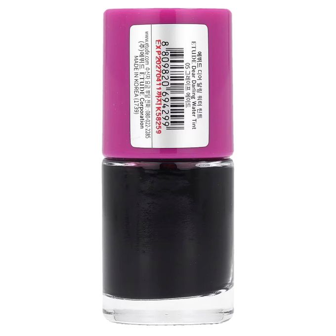 Etude Dear Darling Water Tint 05 Grape Ade – Liquid Lip & Cheek Tint - 9g