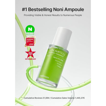 celimax Noni Ampoule Calming + Radiance – Soothing Serum for Healthy Radiant Skin - 30ml