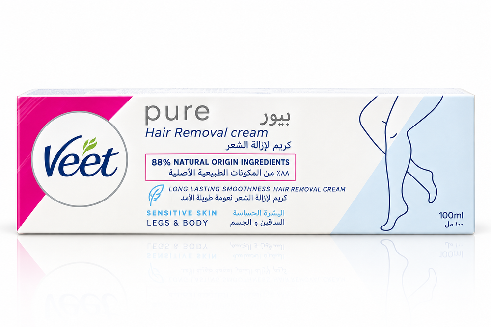 Pure Hair Removal Cream SENSITIVE SKIN 100ml