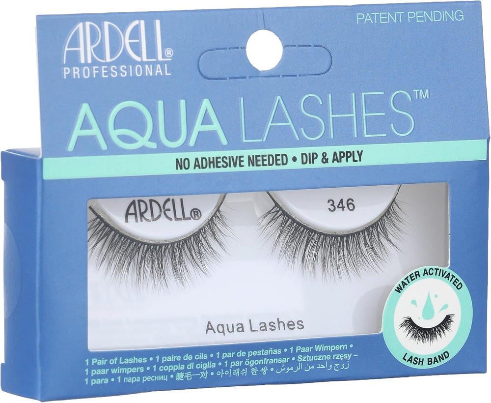 Aqua Lashes™ Water-Activated, Adhesive-Free False Eyelashes style 346
