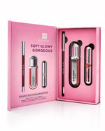 SOFT GLOWY GORGEOUS 3D MAKEUP KIT - Lip Liner - 1.2g , 3d Hydra Xtreme Lip gloss - 6ml and High Shine Gloss Stick - 2.5g - shade 02