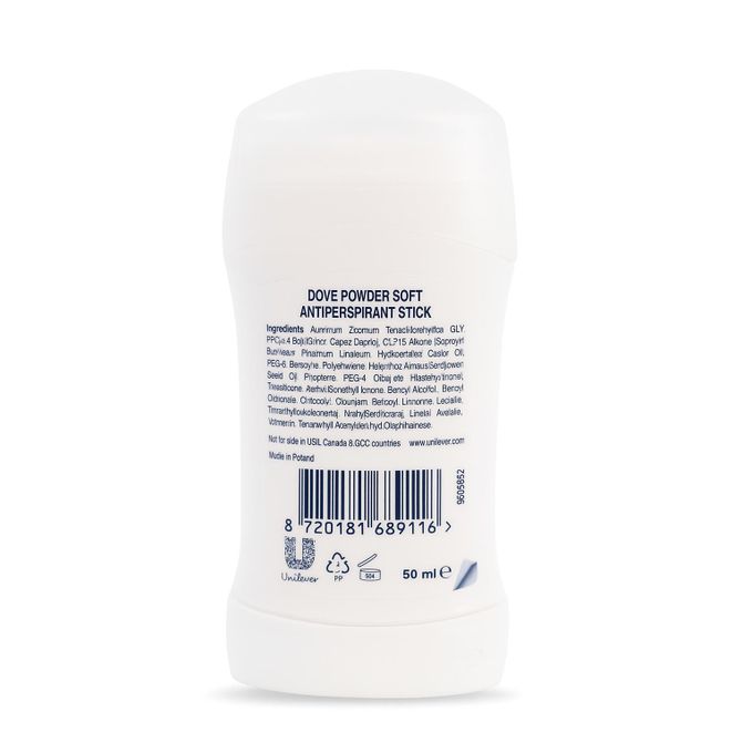 Dove Antiperspirants Stick Powder Soft 50 ml