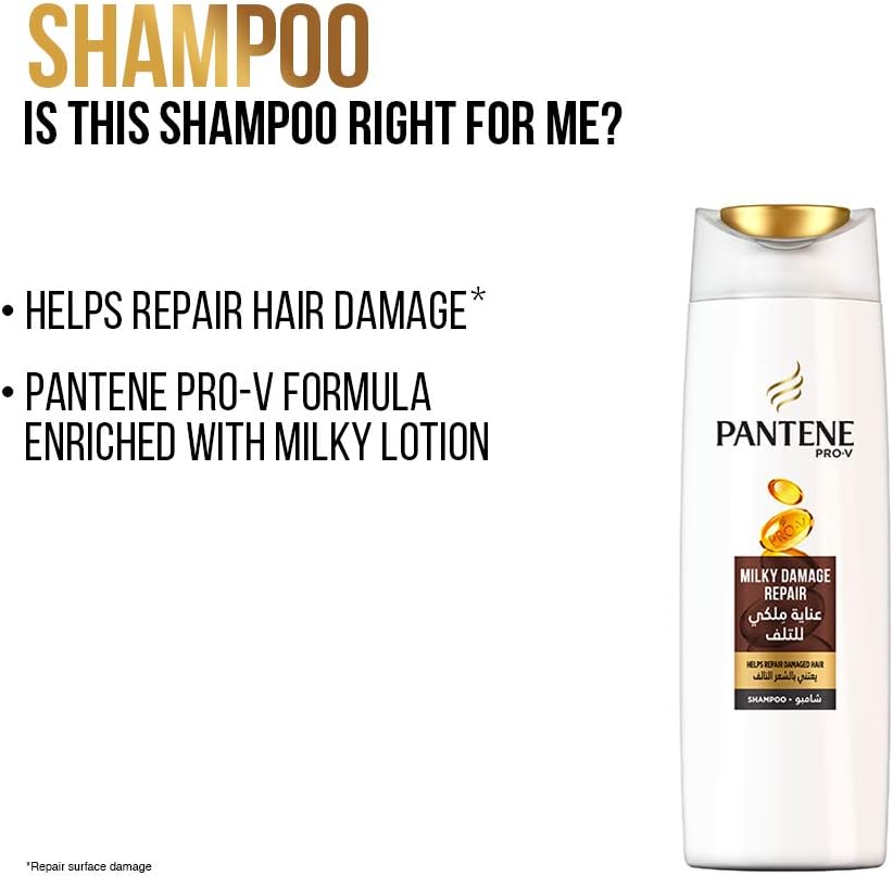 Pro-V Milky Damage Repair Shampoo - 400ml