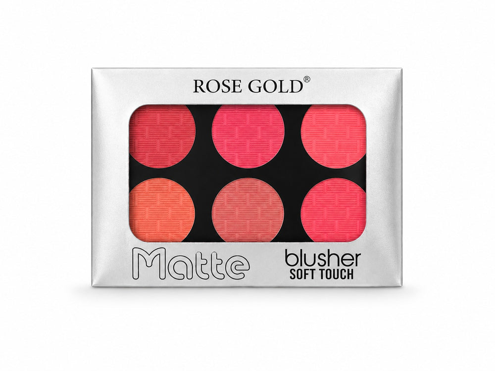 Matte blusher SOFT TOUCH 6 COLOR - B -18g