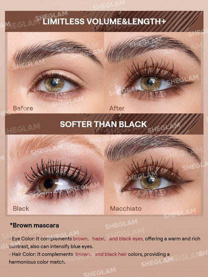 ALL IN ONE VOLUME & LENGTH MASCARA WATERPROOF - MACCHIATO - 4gx2