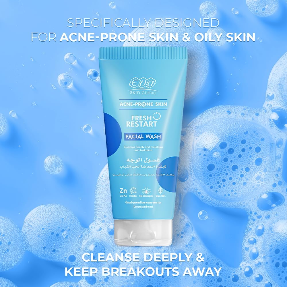 Skin Clinic Fresh Restart Facial Wash for Acne-Prone Skin – 150 ml