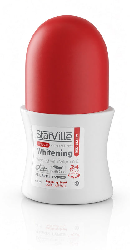 Whitening Antiperspirant Roll-On – Red Berry - 60ml