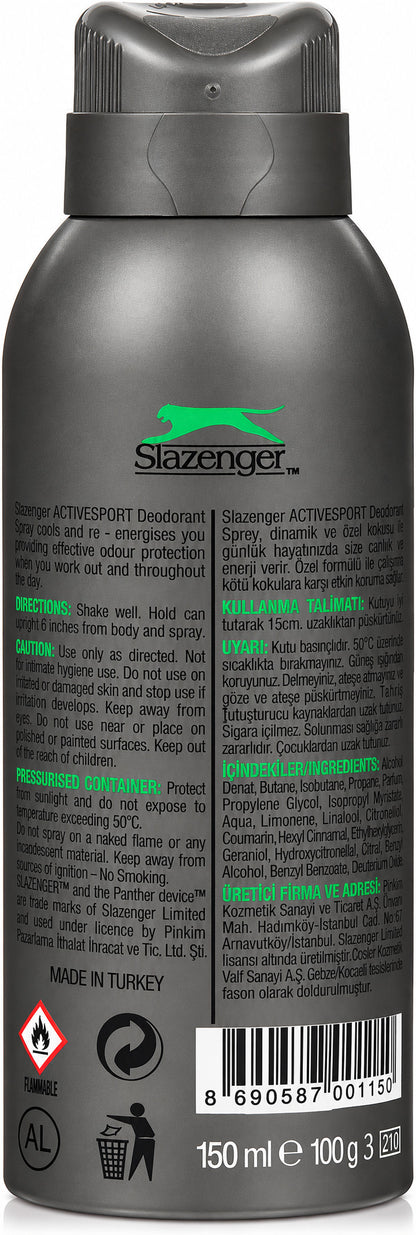 Active Sport Green Deodorant Spray for Men – 150 ml